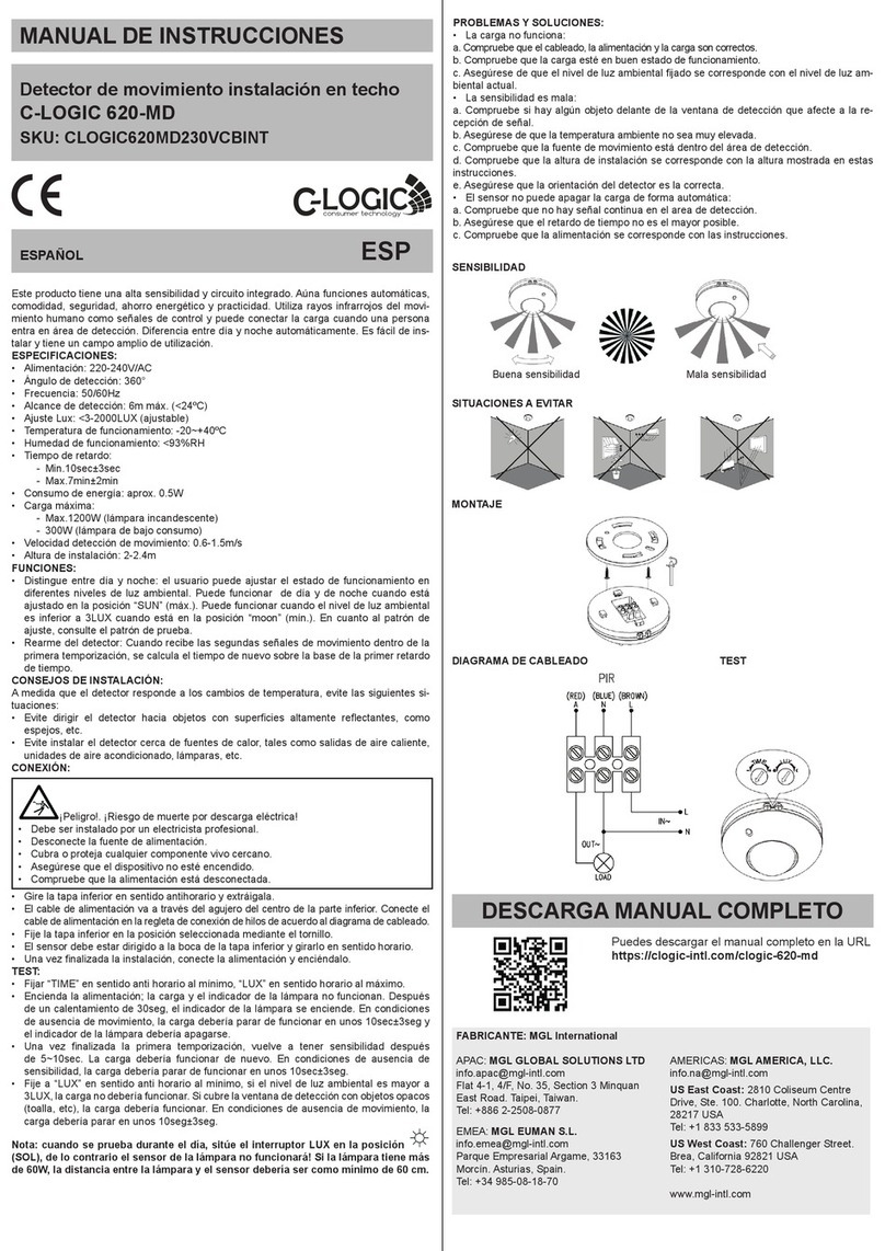 C-LOGIC 620-MD instruction manual
