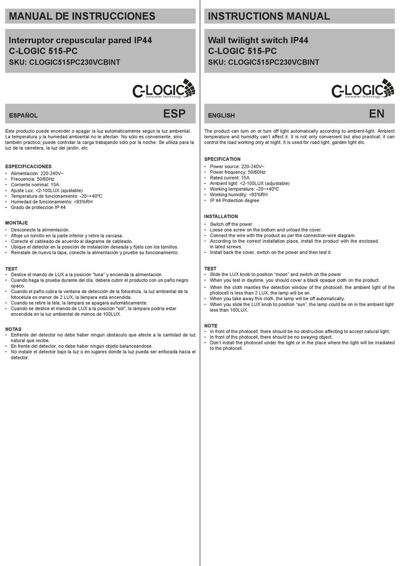 C-LOGIC 515-PC User manual