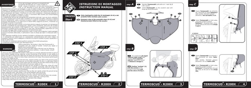 Tucano Urbano TERMOSCUD R200X instruction manual
