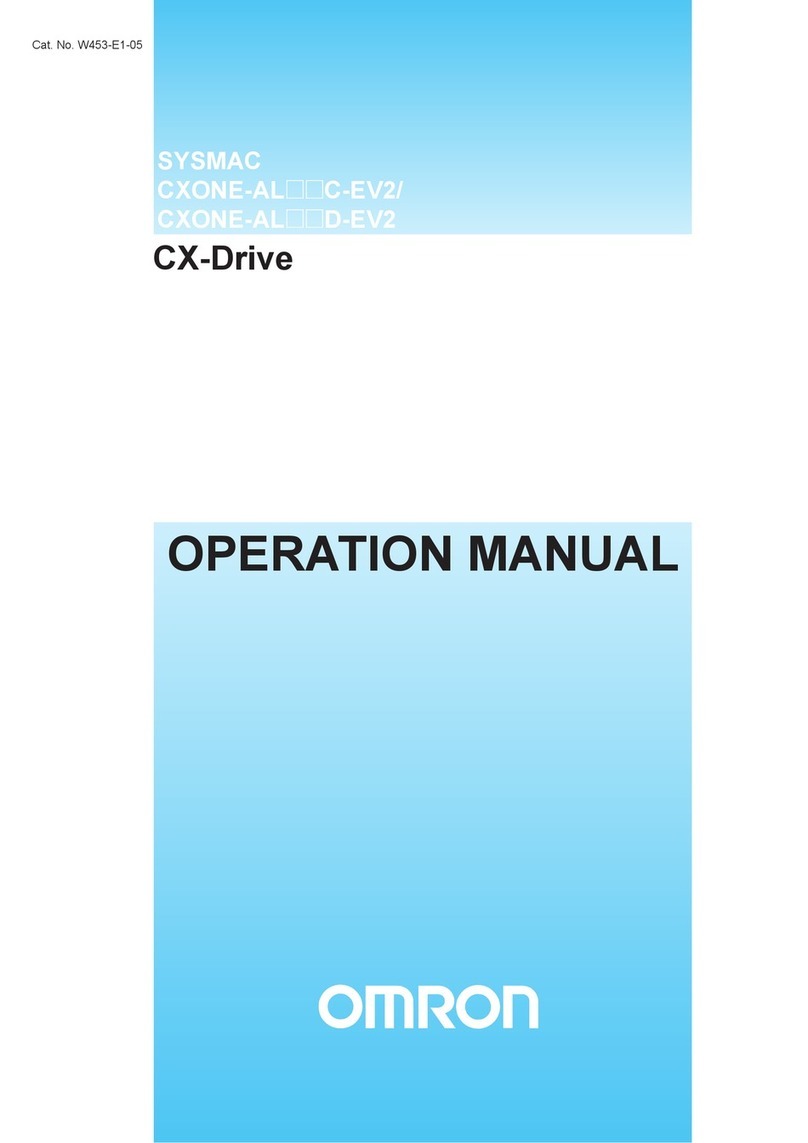 Omron SYSMAC CXONE-ALC-EV2 Series Operation manual