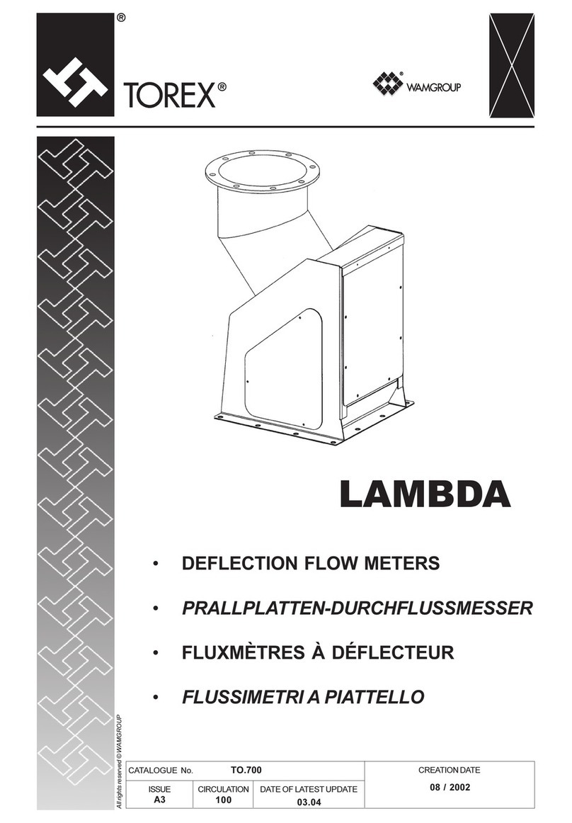 WAMGROUP TOREX LAMBDA LAM 168 manual