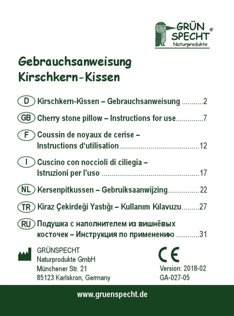 GRÜNSPECHT 100-00 Instructions for use