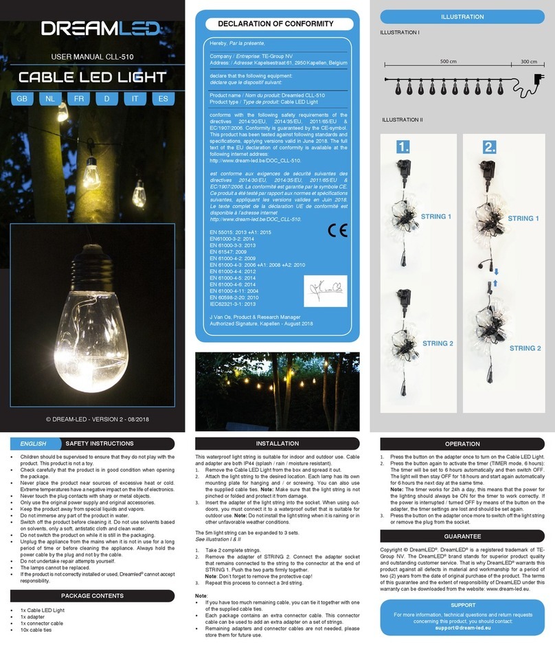 DreamLED CLL-510 user manual
