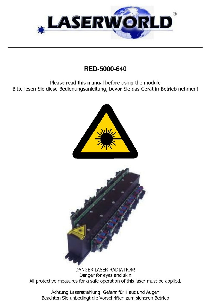 Laserworld RED-5000-640 User manual