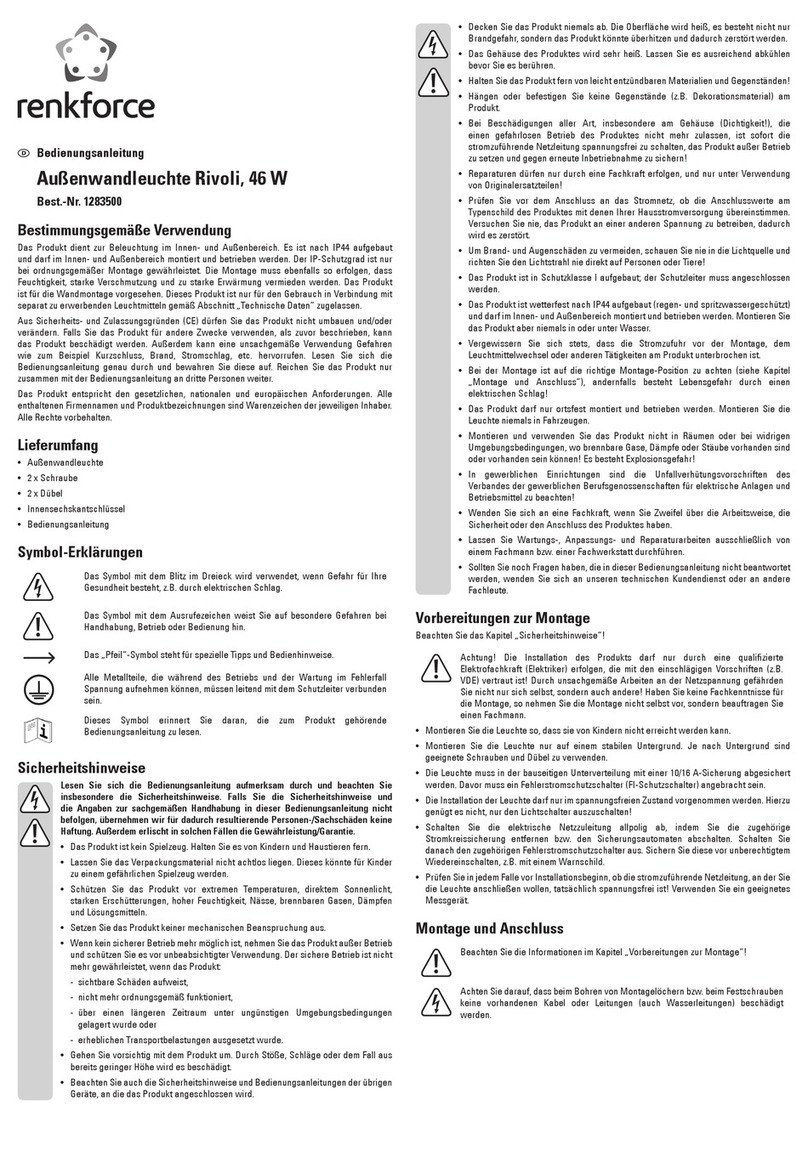 Renkforce Rivoli User manual