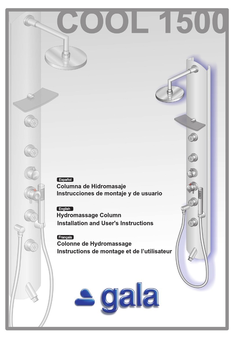 GALA COOL 1500 Installation and user instructions