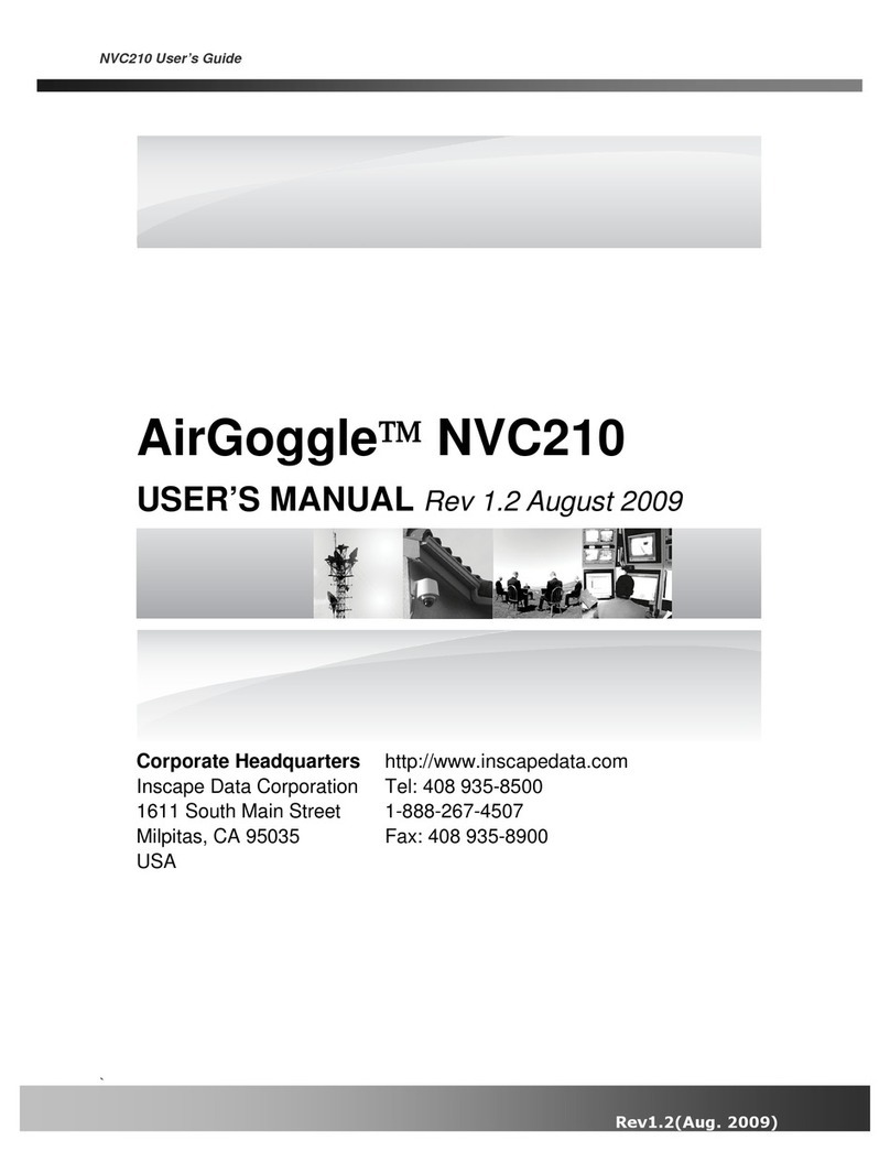 Inscape Data AirGoggle NVC210 user manual