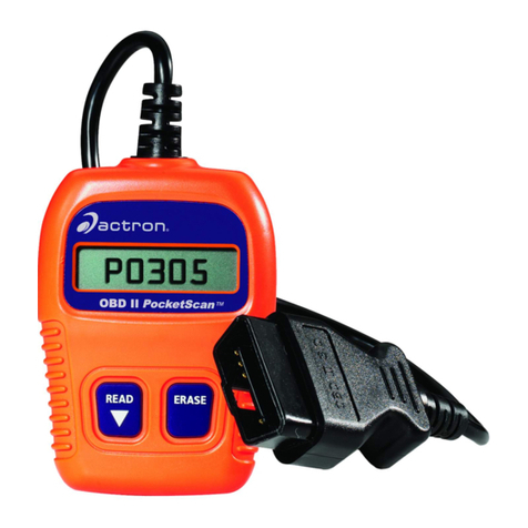 Actron OBD II PocketScan Code Reader CP9125 user guide