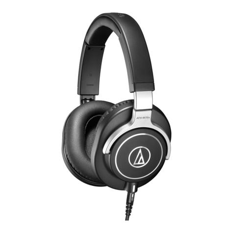 Audio Technica ATH-M70x User manual