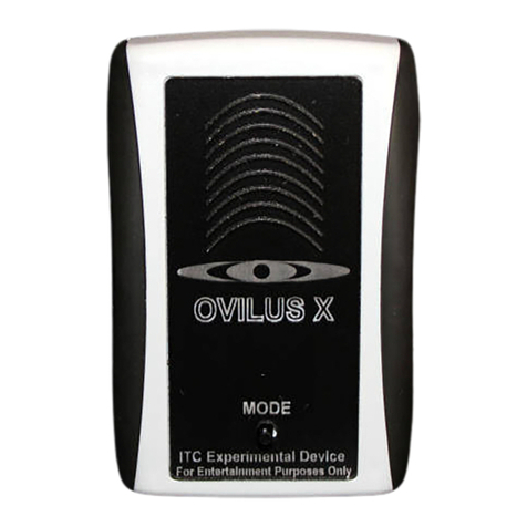 Digital Dowsing Ovilus X User manual