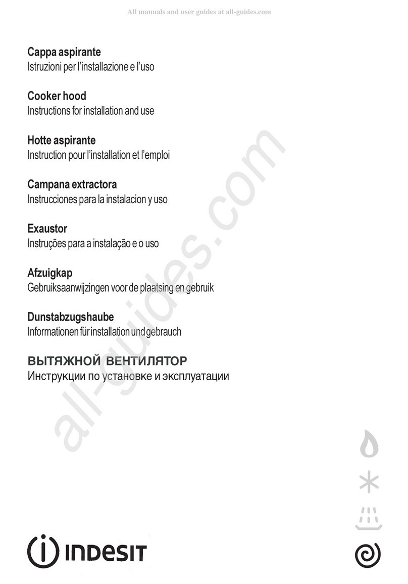 Indesit H 661 Instructions for installation and use