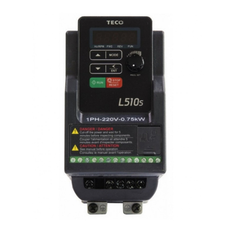 TECO L510S Series Quick manual