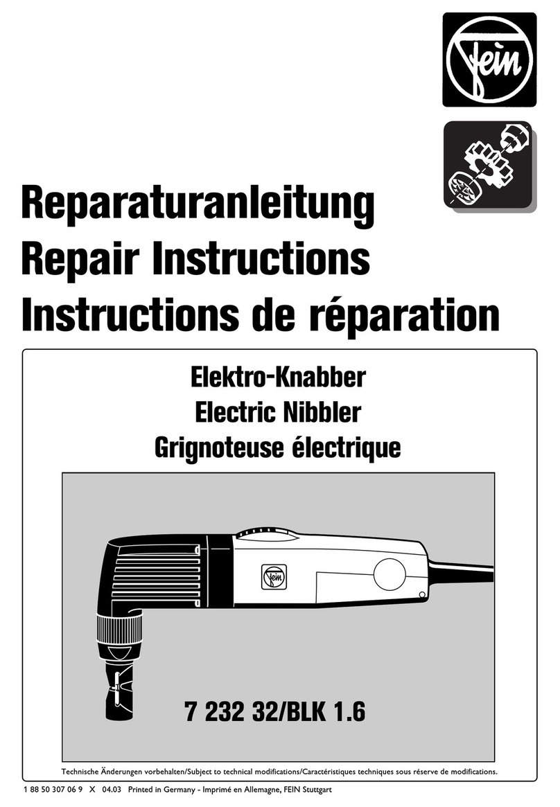 Fein 7 232 32/BLK 1.6 Repair instructions