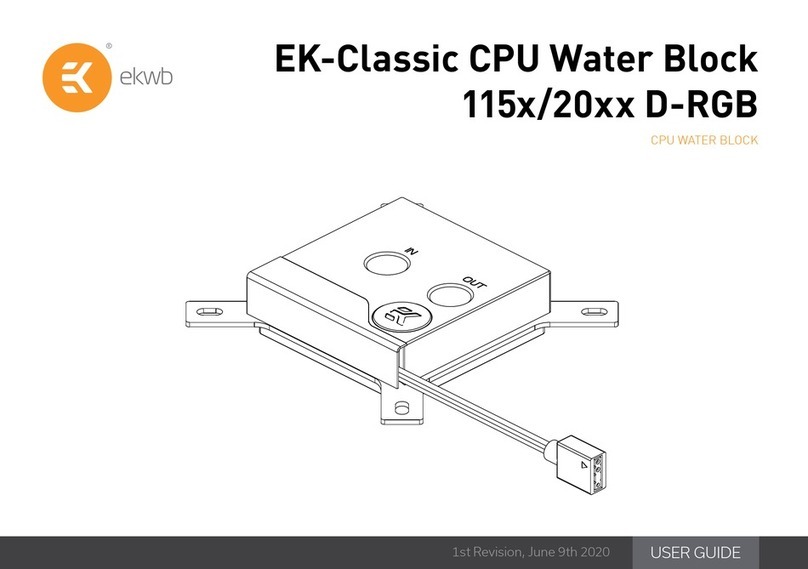 ekwb EK-Classic 115 D-RGB Series user guide