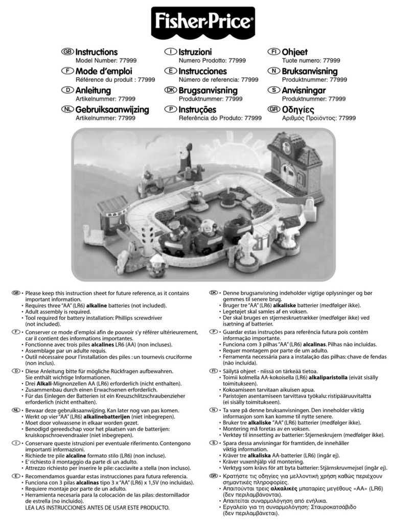 Fisher-Price 77999 User manual