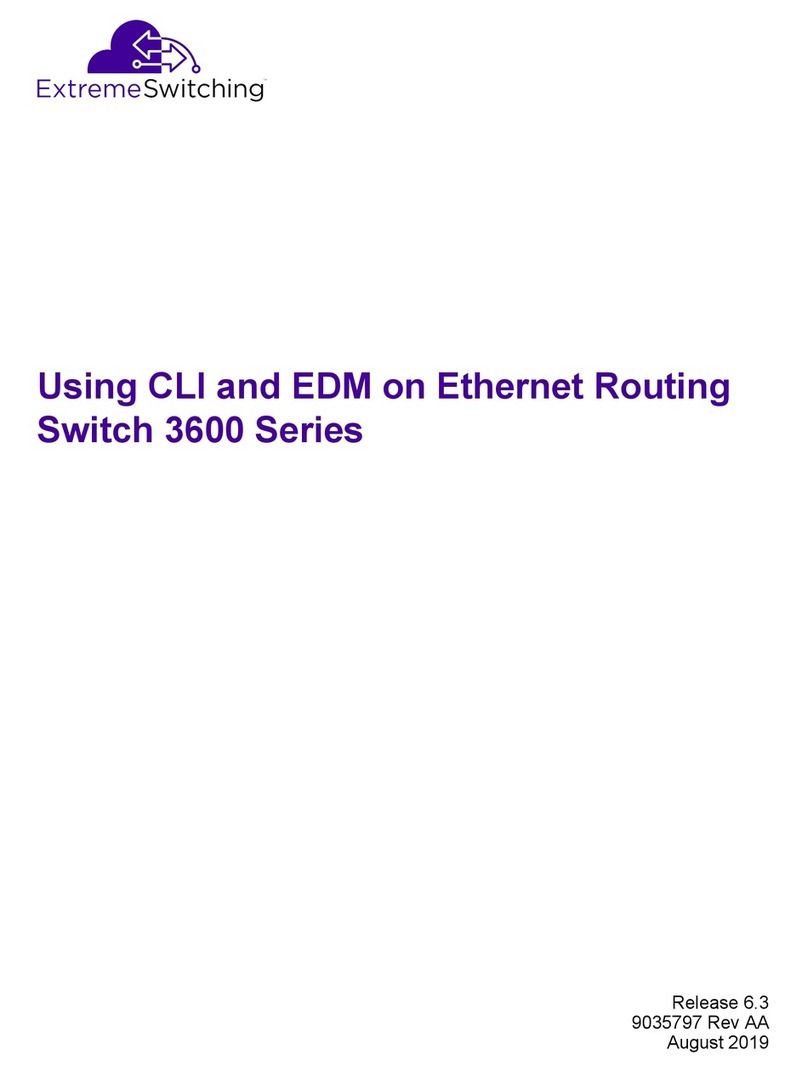 ExtremeSwitching 3600 Series manual