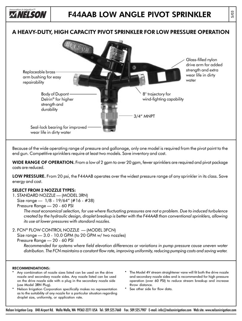 Nelson F44AAB quick start guide