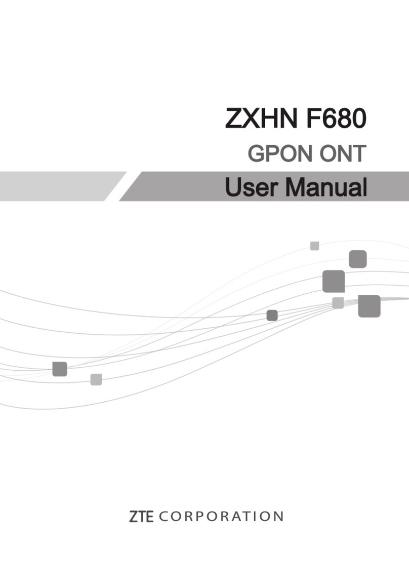 Zte ZXHN F680 user manual