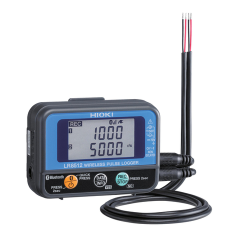 Hioki LR8512 User manual