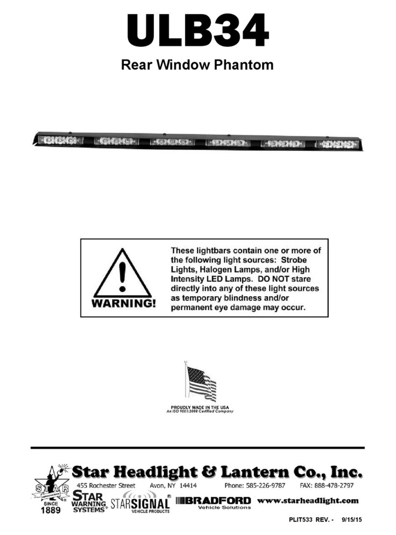 Star Headlight & Lantern ULB34 quick start guide