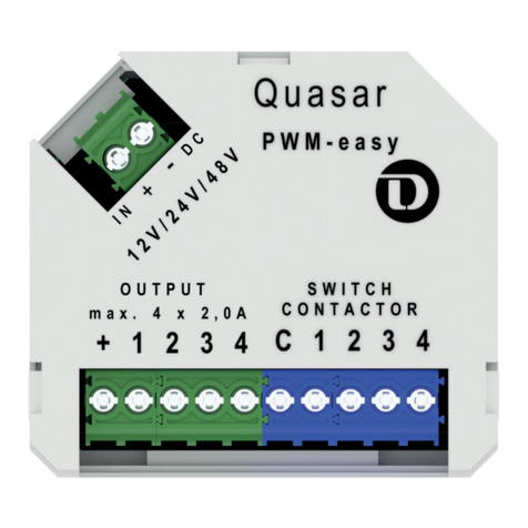 DekoLight QUASAR PWM-easy Quick start guide DekoLight QUASAR PWM-easy Quick start guide