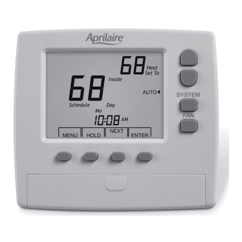 Aprilaire 8710 Setup guide