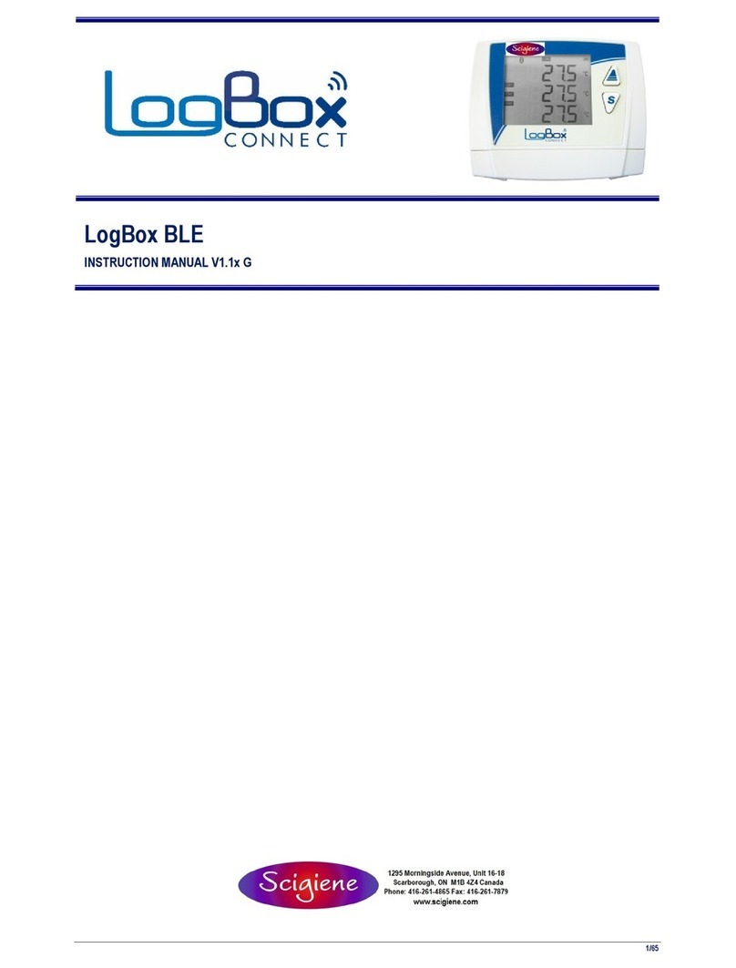 scigiene LogBox BLE instruction manual