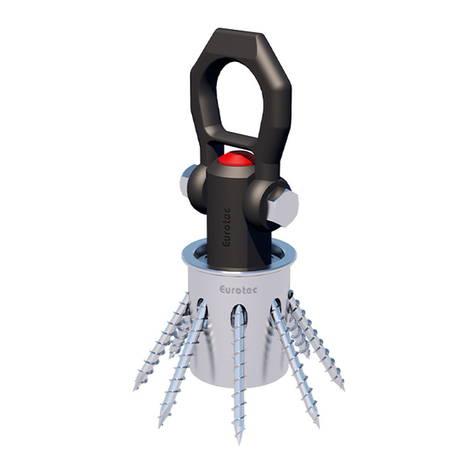 Eurotec LIFTING ANCHOR MINI Assembly instructions