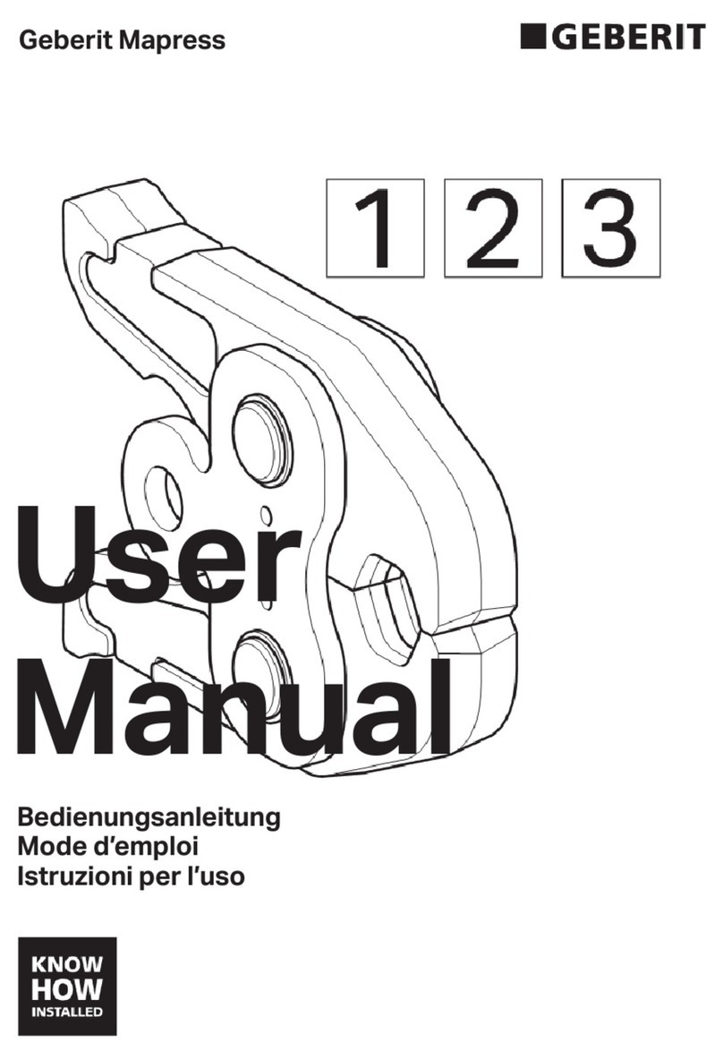 Geberit Mapress user manual