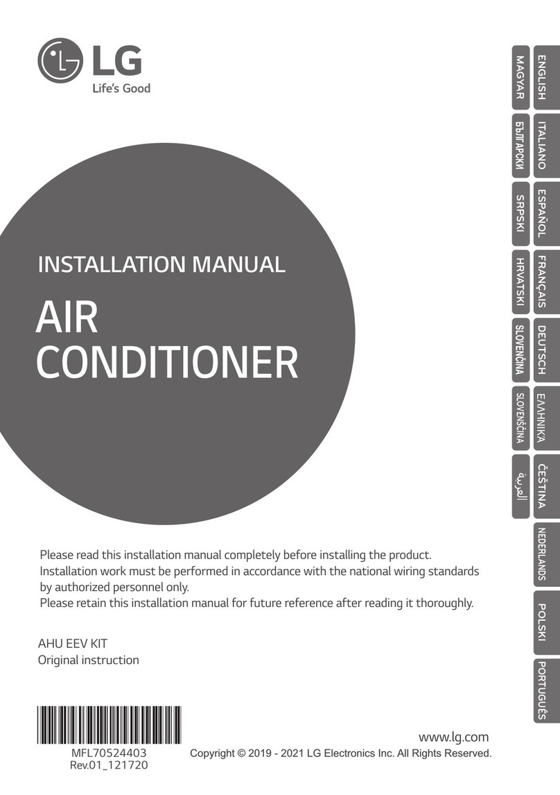 LG AHU EEV KIT User manual