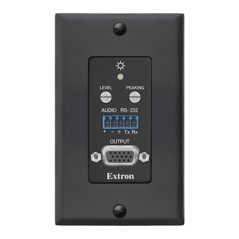Extron electronics MTP R 15HD RSA D User manual