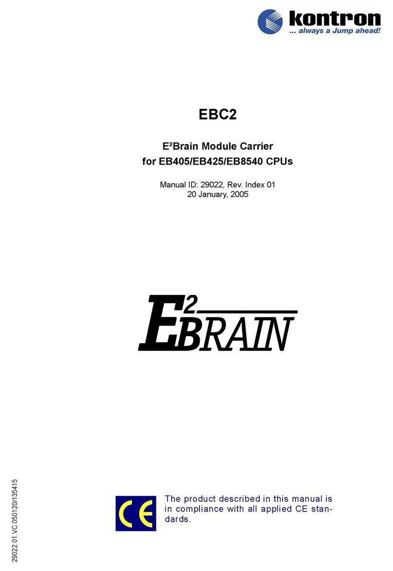 Kontron EBC2 User manual