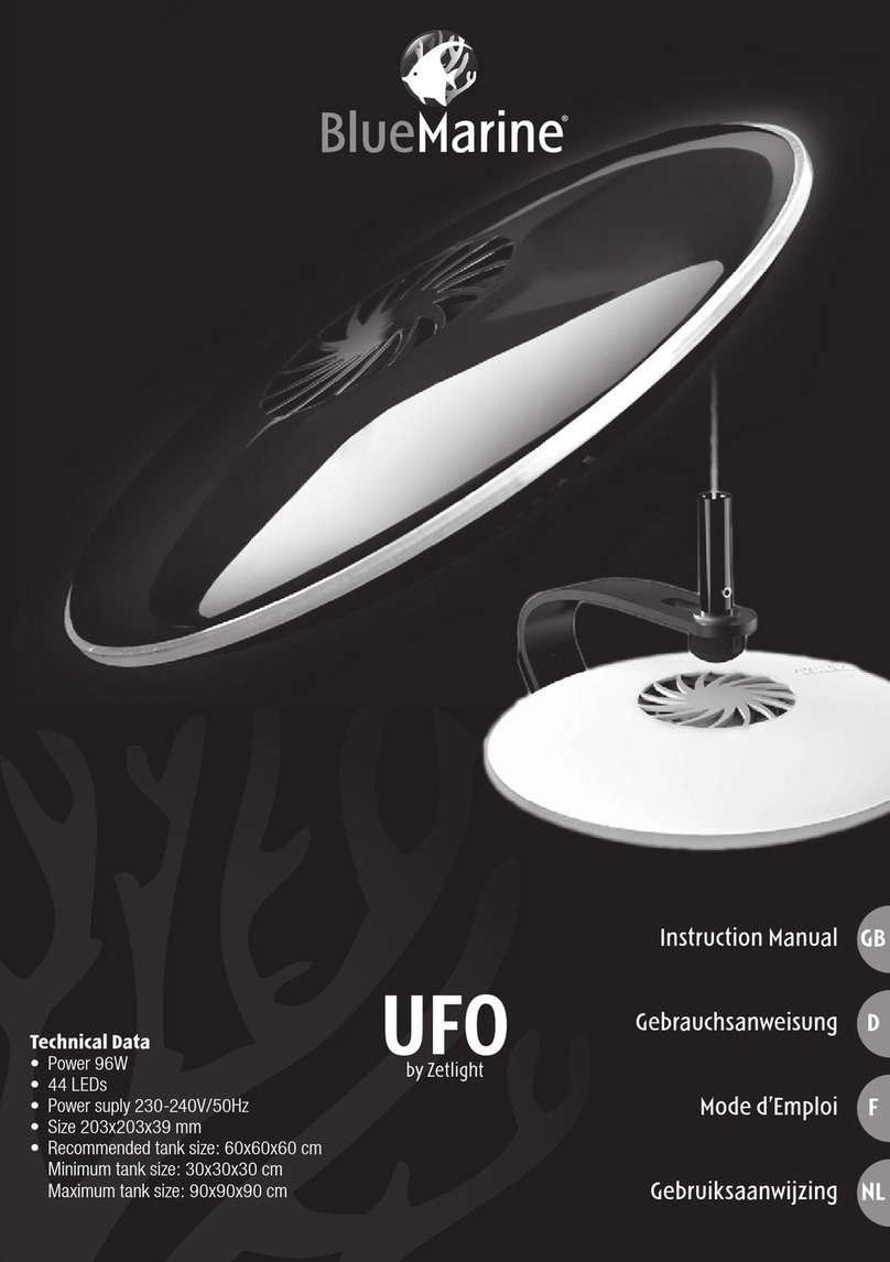 Zetlight BlueMarine UFO instruction manual