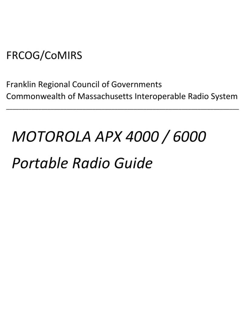 Motorola APX 4000 User manual
