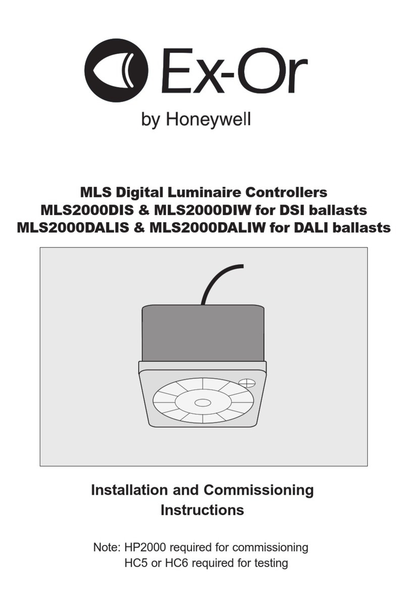 Honeywell Ex-Or MLS Installation and operation manual Honeywell Ex-Or MLS Installation and operation manual