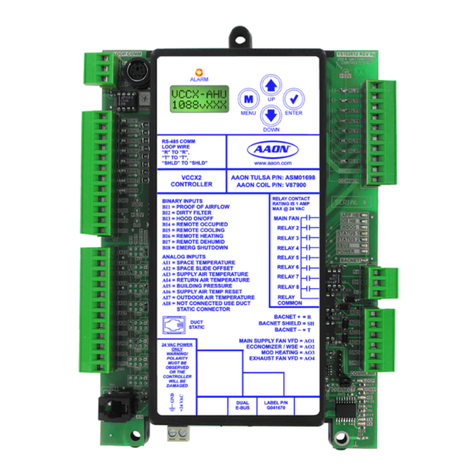 Orion Control Systems AAON VCCX2 Quick start guide