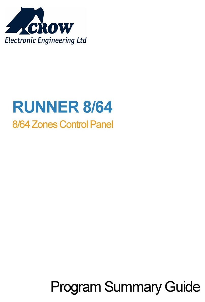 CROW ELECTRONIC ENGINEERING LTD. RUNNER 8 Program guide CROW ELECTRONIC ENGINEERING LTD. RUNNER 8 Program guide