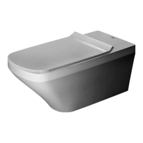 DURAVIT DuraStyle Rimless 2559090000 Mounting instructions