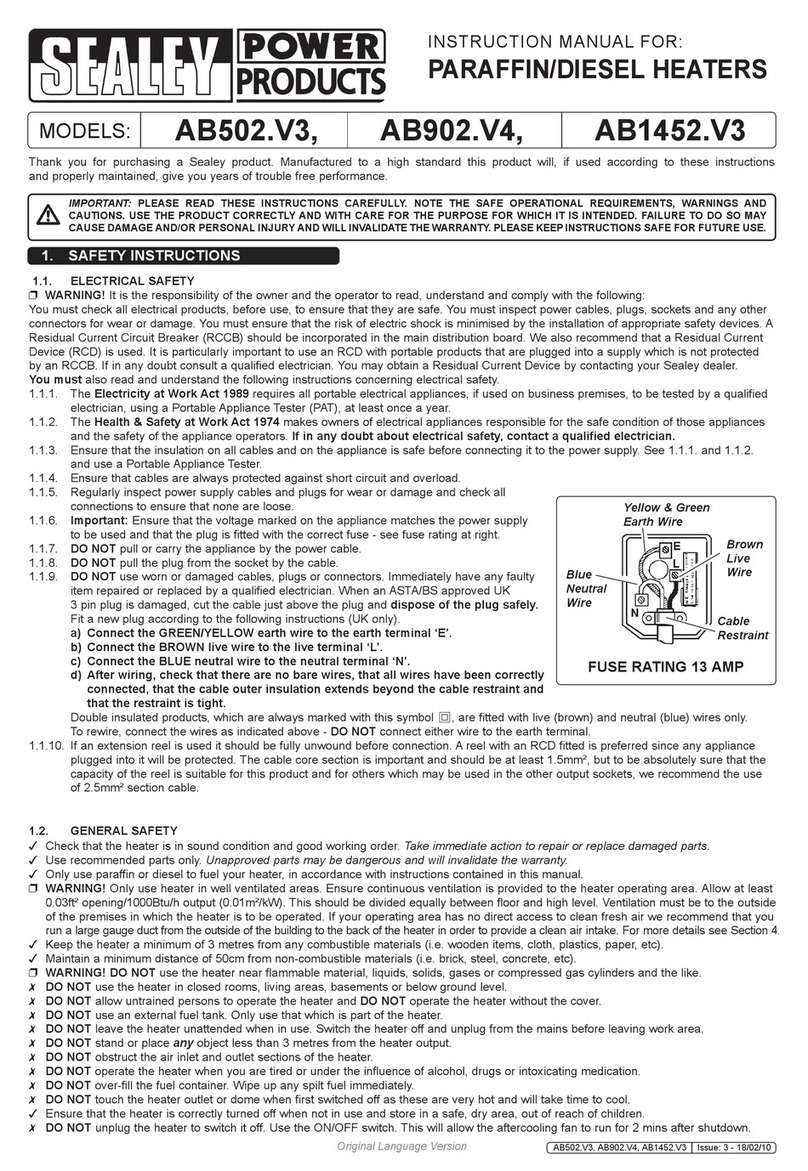 Sealey AB502.V3 User manual
