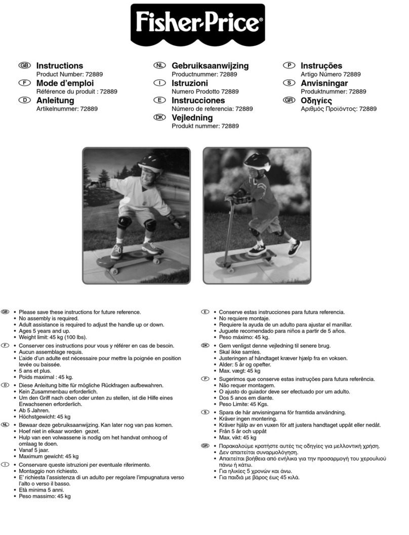 Fisher-Price 72889 User manual