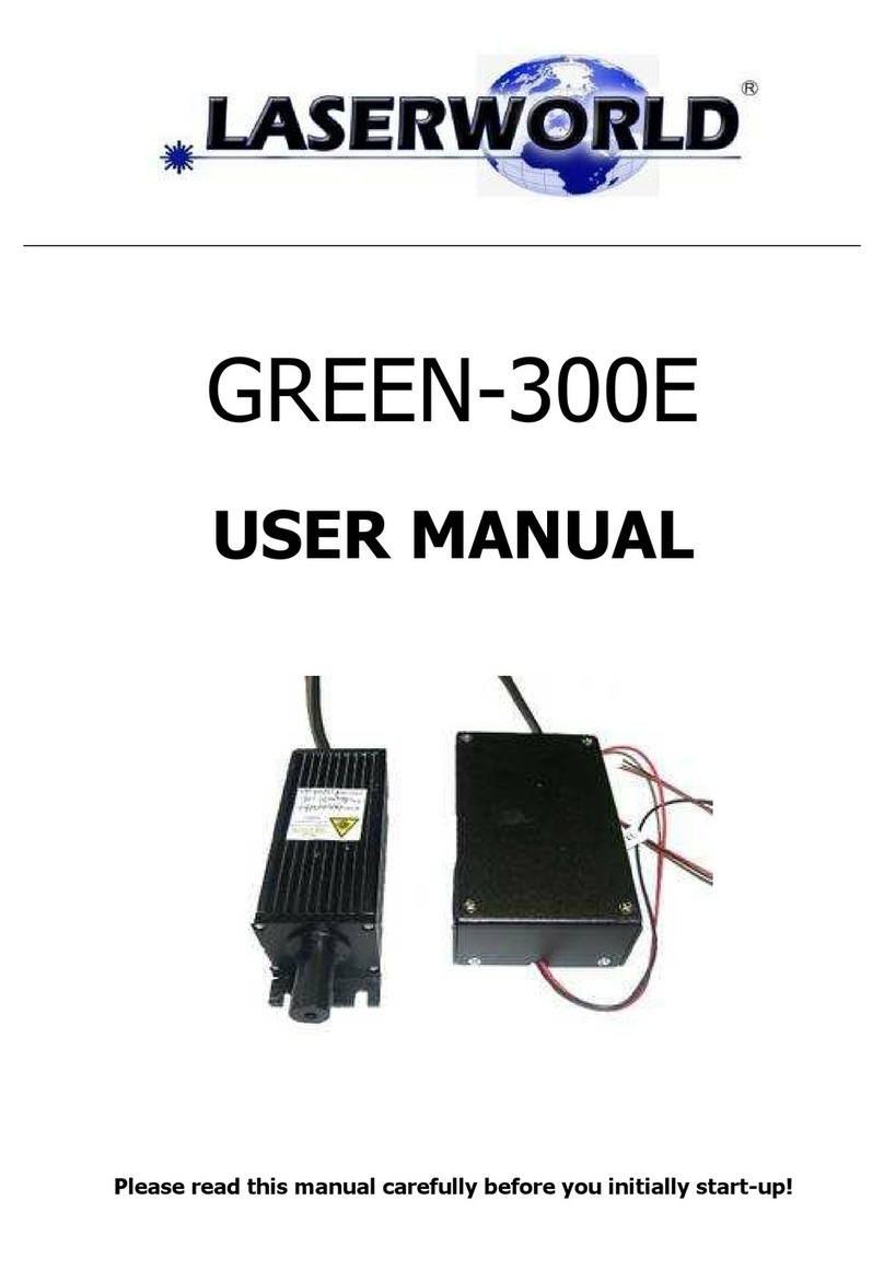 Laserworld GREEN-300E user manual