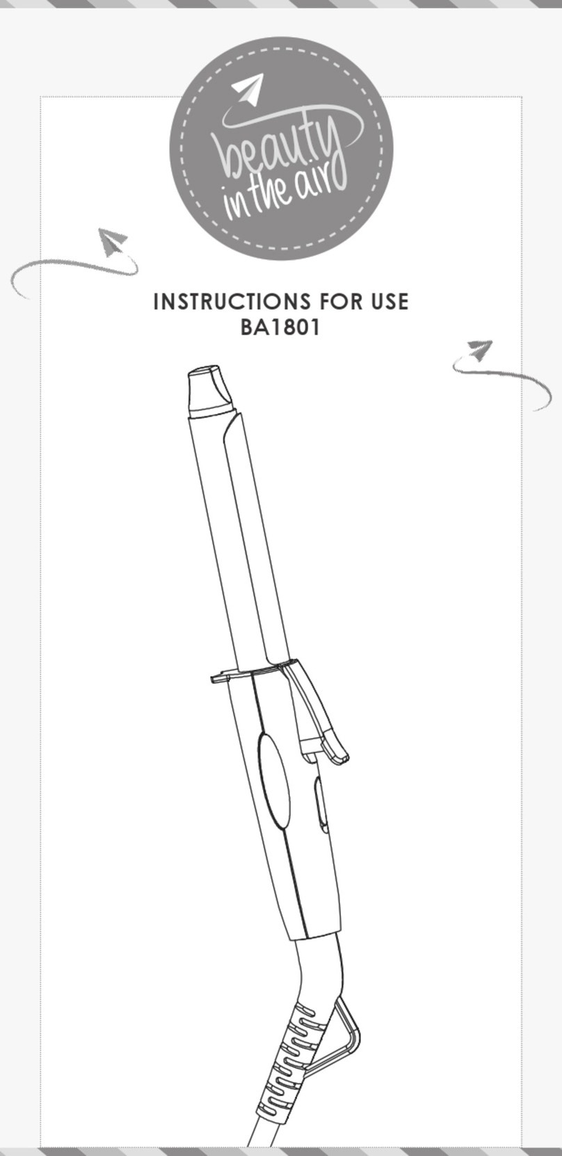 abc beauty in the air BA1801 Instructions for use