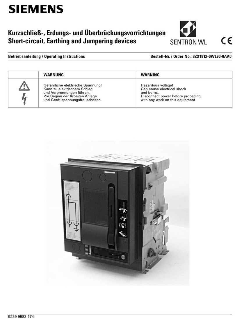 Siemens Sentron 3ZX1812-0WL90-0AA0 User manual Siemens Sentron 3ZX1812-0WL90-0AA0 User manual