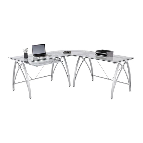 realspace Vista L-Shaped Desk Installation guide