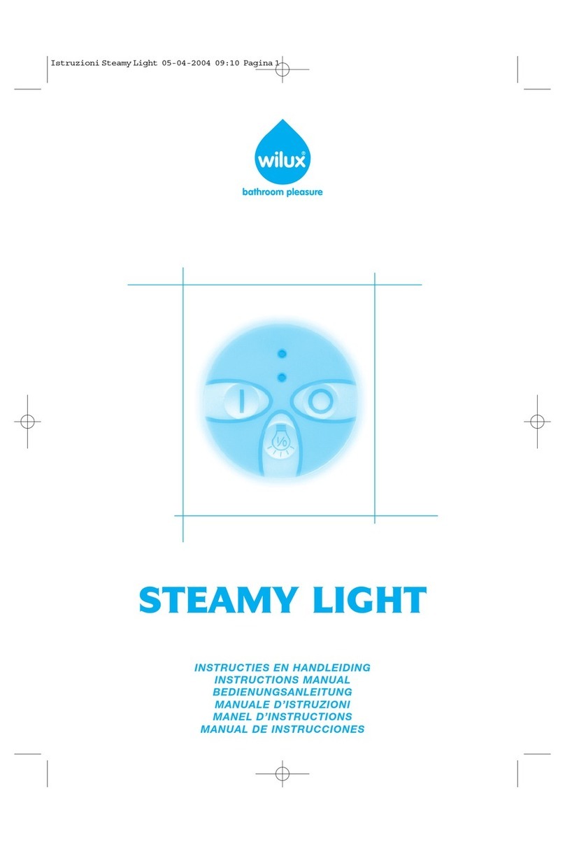 wilux STEAMY LIGHT User manual