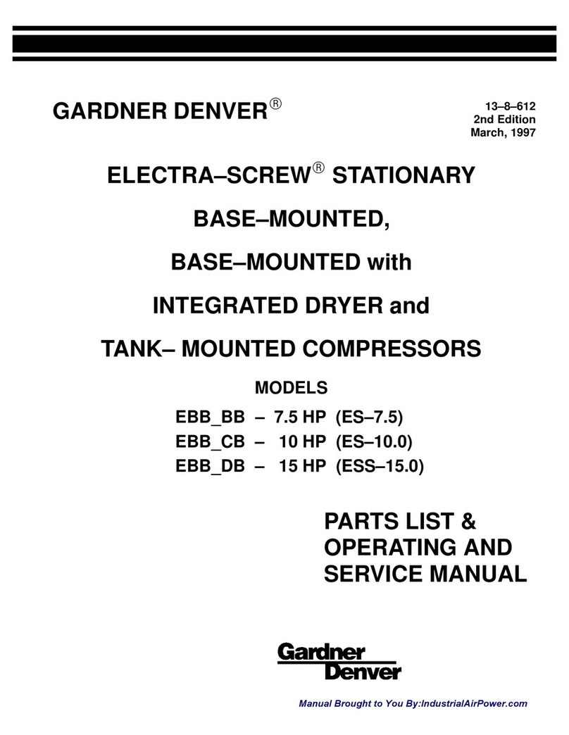 Gardner Denver EBB BB-7.5 HP Operating and service manual Gardner Denver EBB BB-7.5 HP Operating and service manual