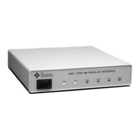 ICS ELECTRONICS 4863 manual