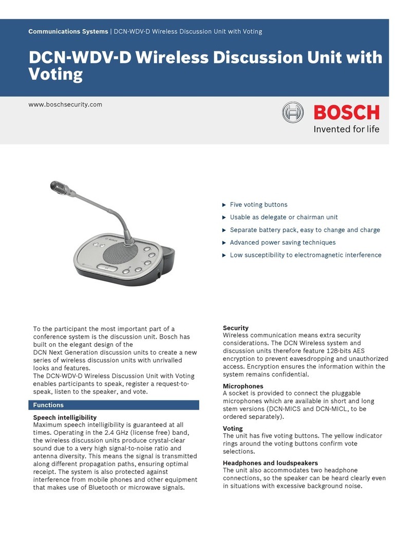 Bosch DCN‑WDV‑D User manual Bosch DCN‑WDV‑D User manual