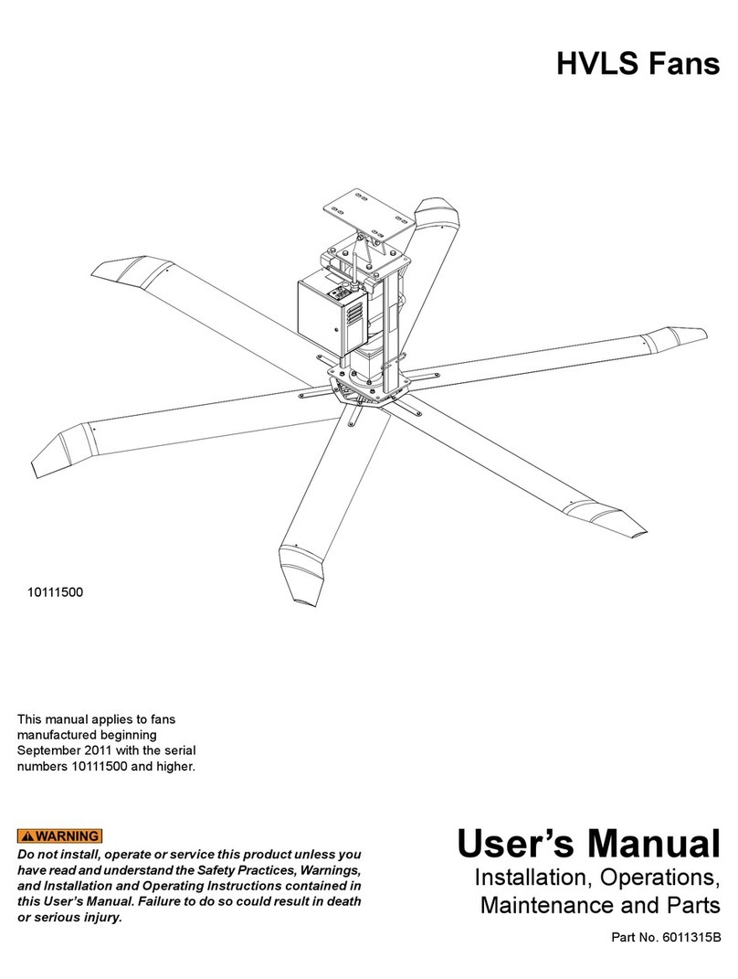 4Front Engineered Solutions HVLS user manual 4Front Engineered Solutions HVLS user manual