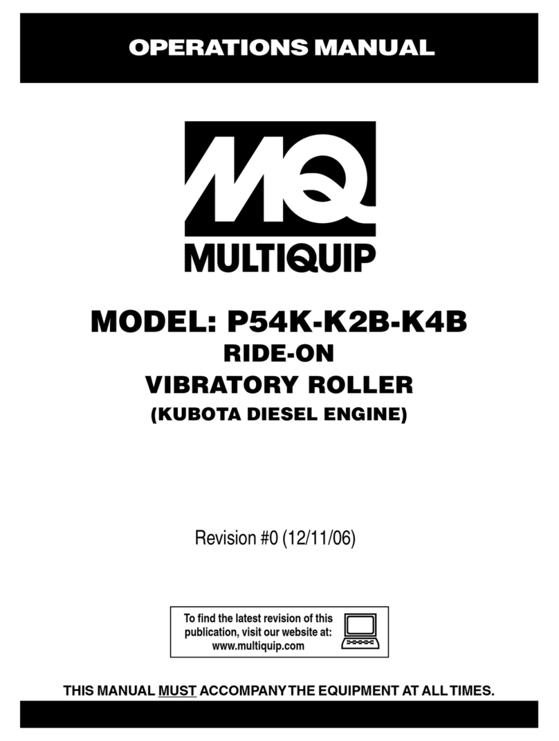 MULTIQUIP P54K-K2B-K4B Operation manual